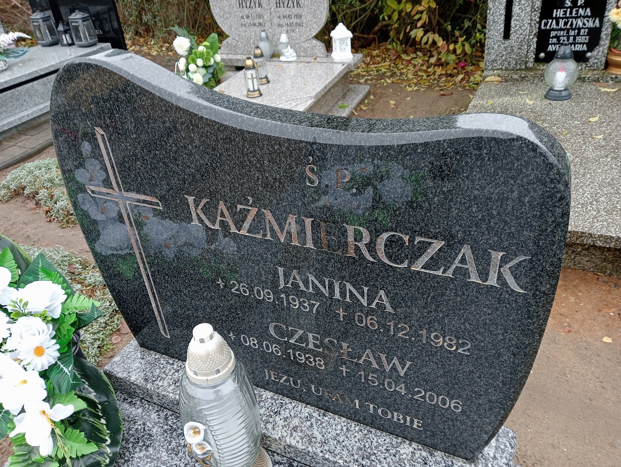 Janina Kaźmierczak 1937 Pleszew - Grobonet - Wyszukiwarka osób pochowanych