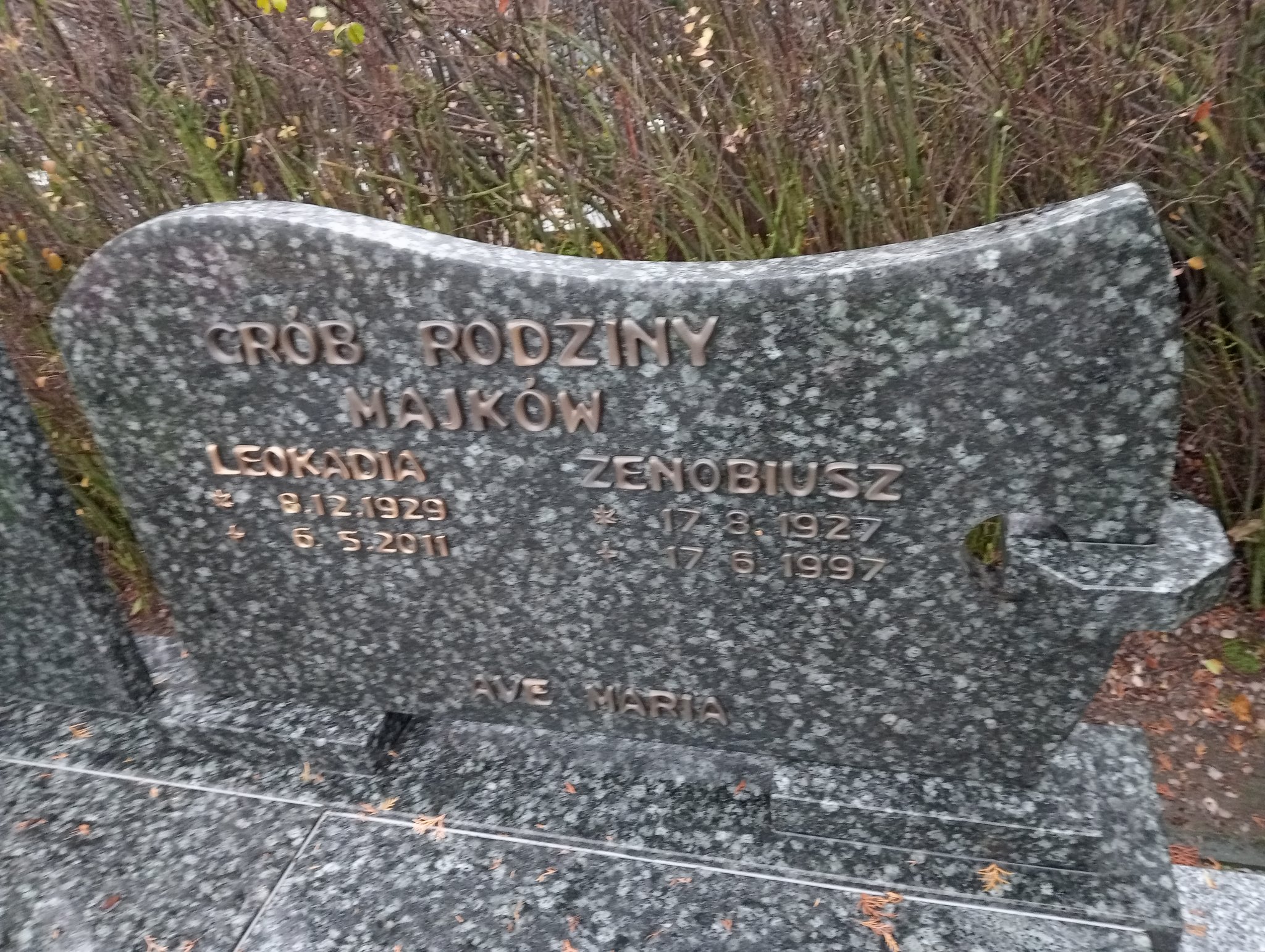 Grób Zenobiusz Majka