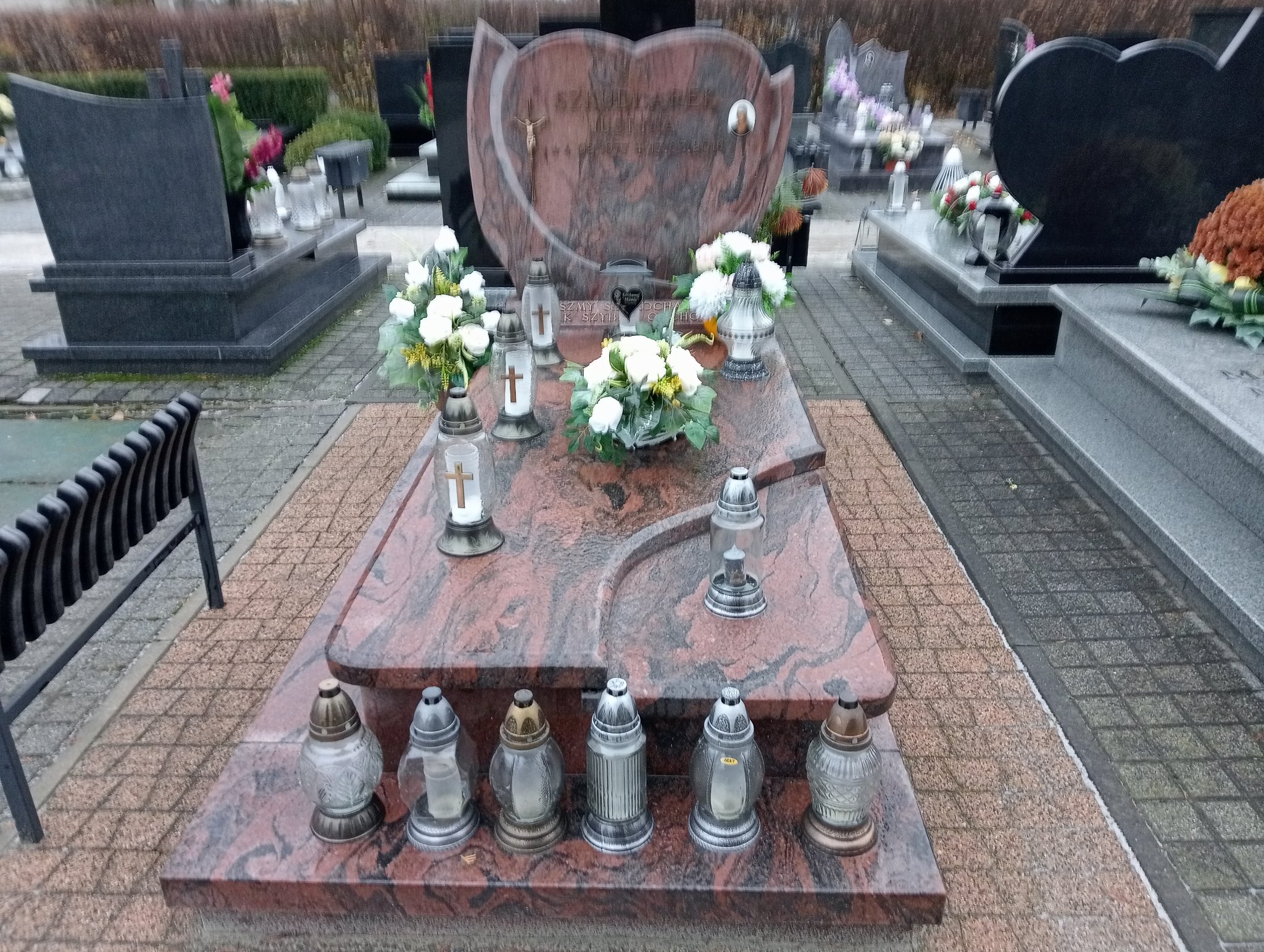 Grób Justyna Szkudlarek
