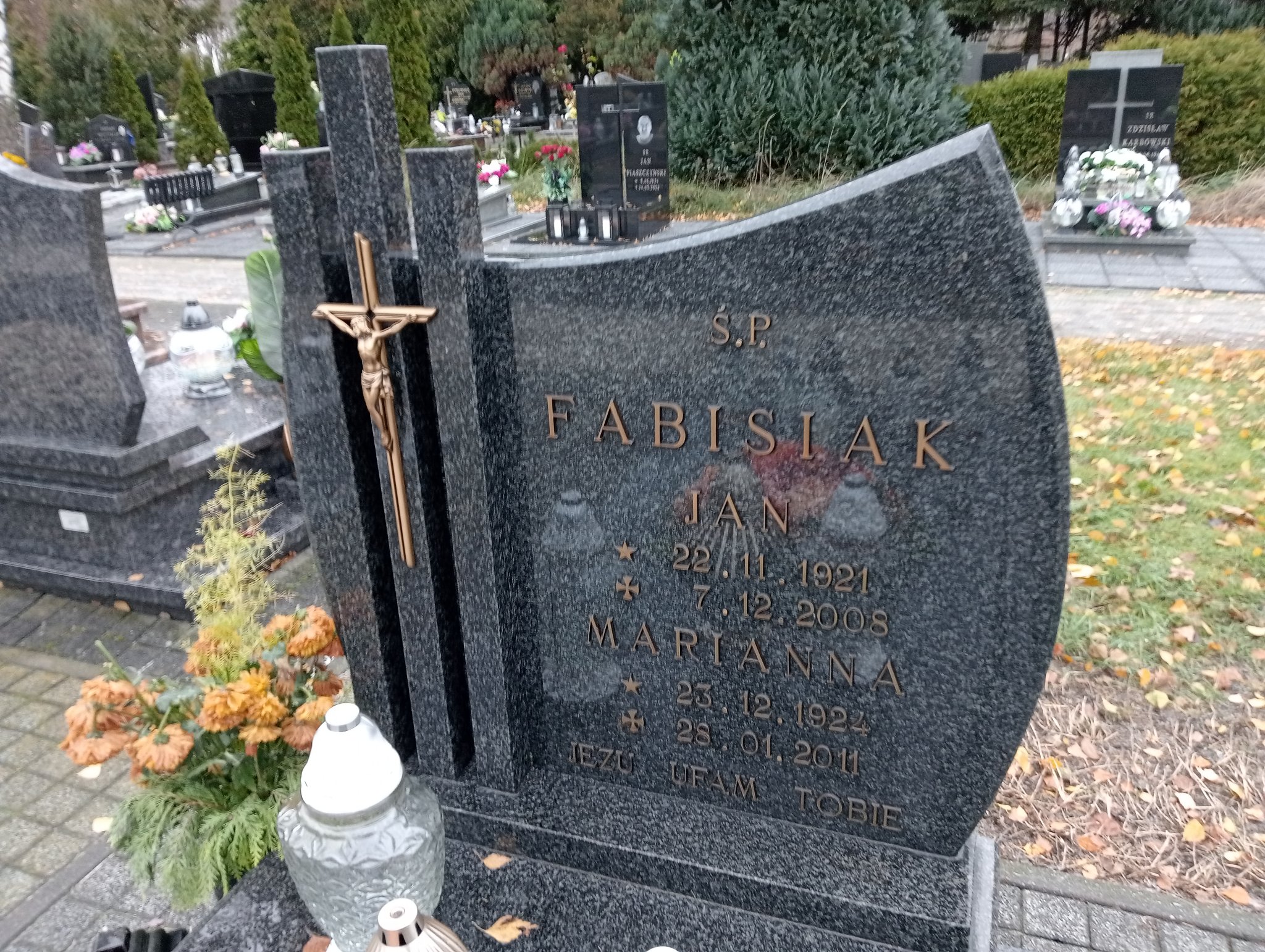 Jan Fabisiak 1921 Pleszew - Grobonet - Wyszukiwarka osób pochowanych