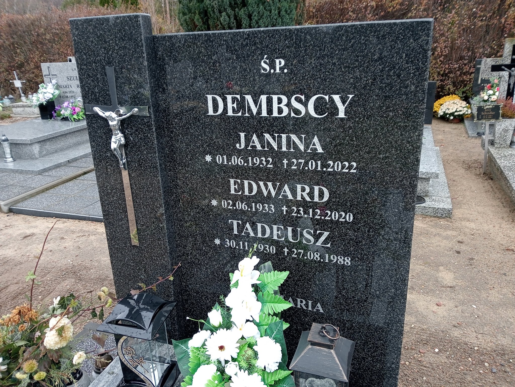 Edward Dembski 1933 Pleszew - Grobonet - Wyszukiwarka osób pochowanych