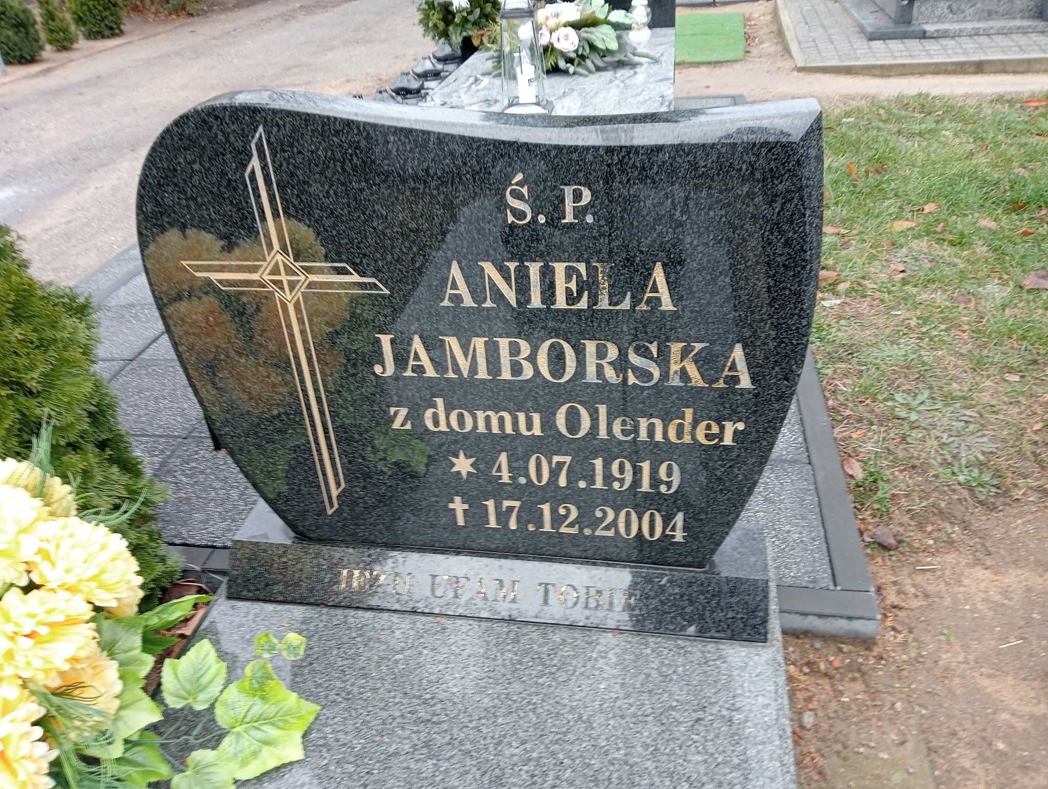 Aniela Jamborska 1919 Pleszew - Grobonet - Wyszukiwarka osób pochowanych